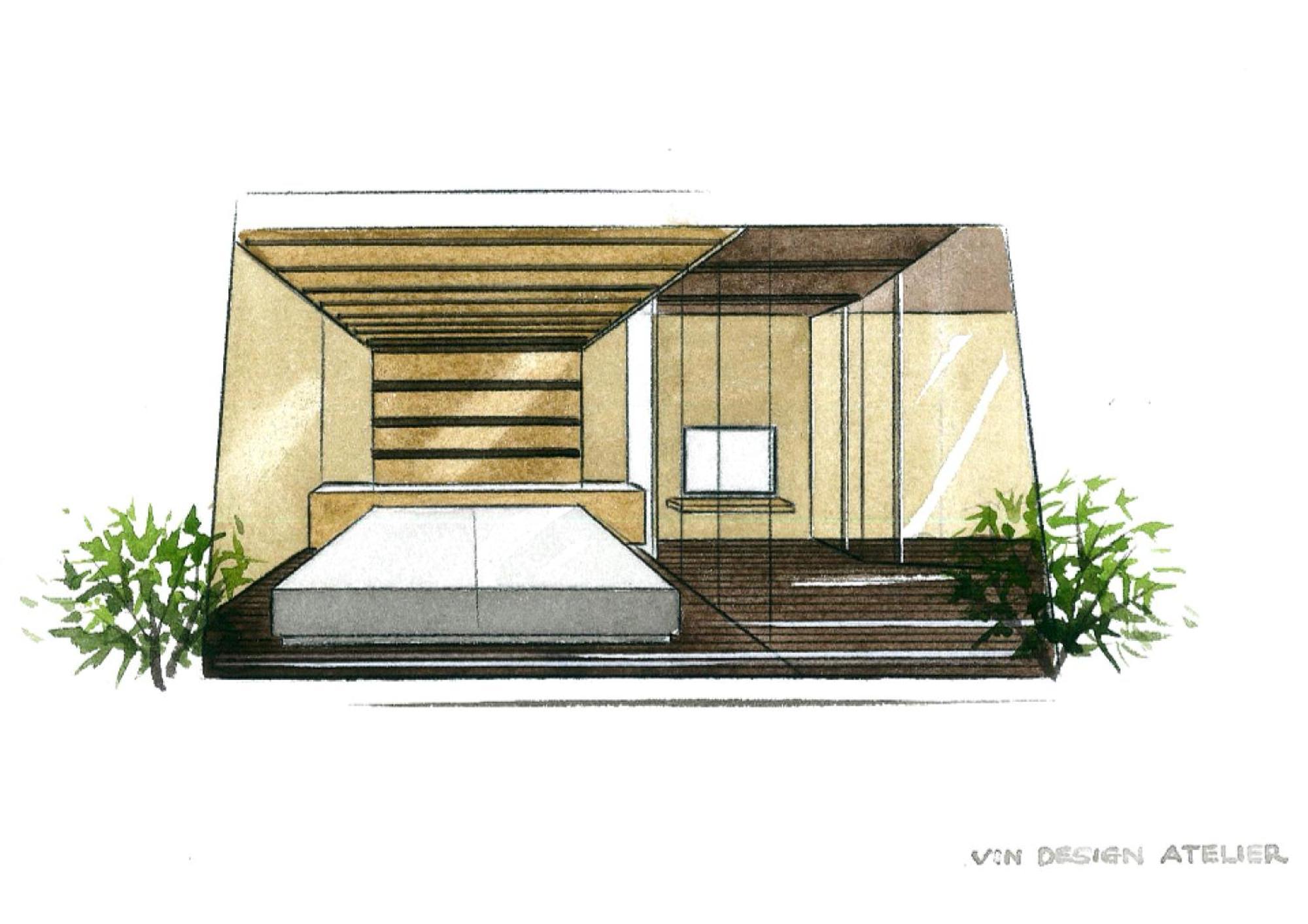 Amane Resort Seikai Beppu Rum bild A conceptual sketch of the proposed station.